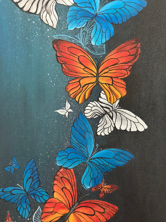 Kaleidoscope of butterflies